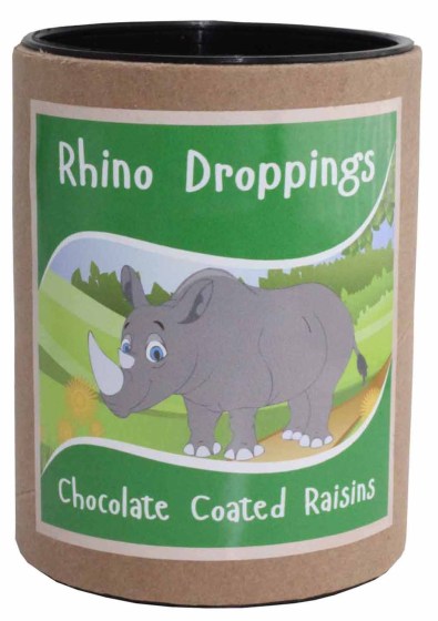 cartoon rhino big five tourism gifts